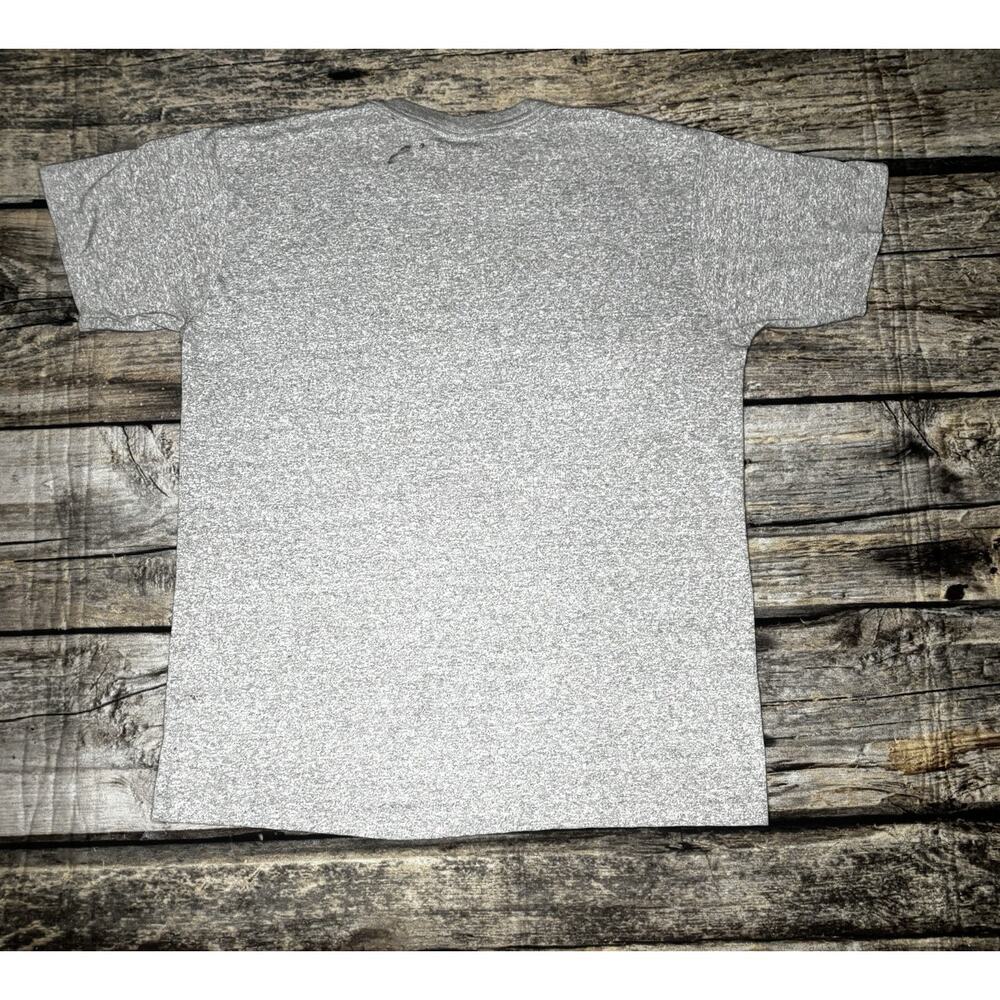 Vintage US Army Shirt Men's Medium Gray US Military Issue PT Shirt Fitness - Picture 6 of 7